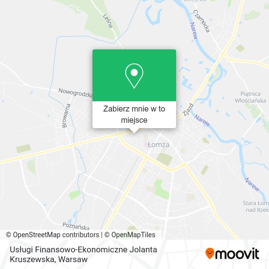 Mapa Usługi Finansowo-Ekonomiczne Jolanta Kruszewska