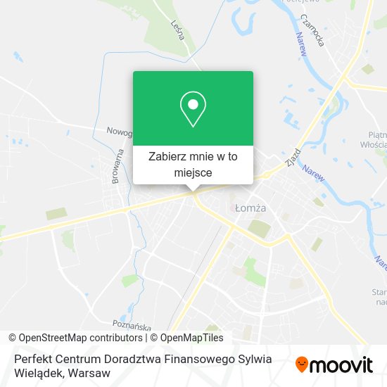 Mapa Perfekt Centrum Doradztwa Finansowego Sylwia Wielądek