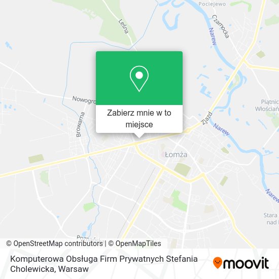 Mapa Komputerowa Obsługa Firm Prywatnych Stefania Cholewicka