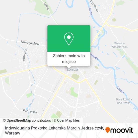 Mapa Indywidualna Praktyka Lekarska Marcin Jedrzejczyk