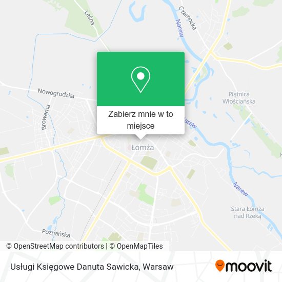 Mapa Usługi Księgowe Danuta Sawicka