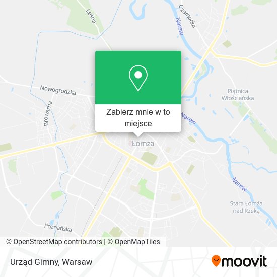 Mapa Urząd Gimny