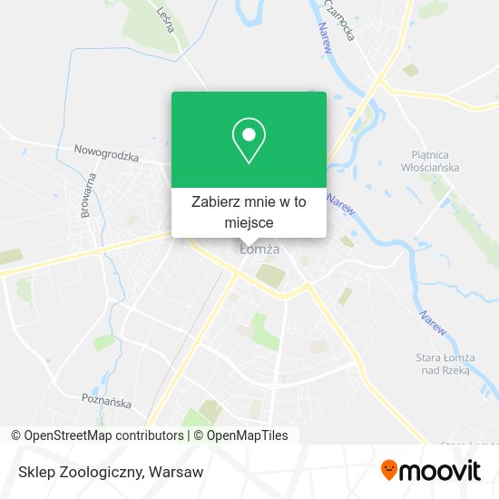 Mapa Sklep Zoologiczny