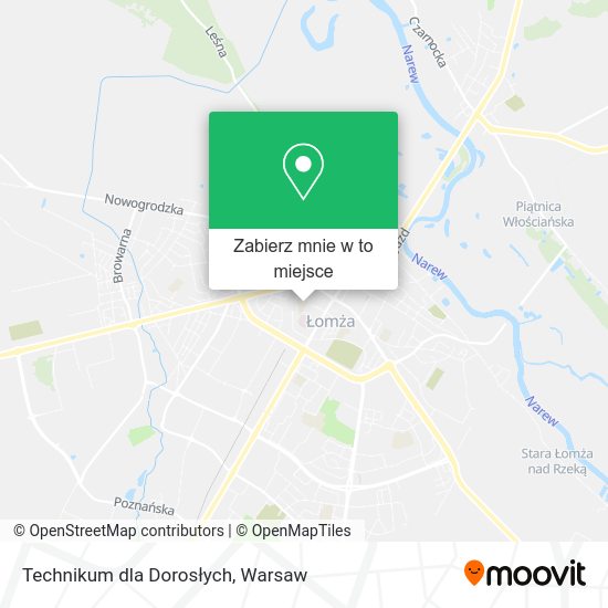 Mapa Technikum dla Dorosłych