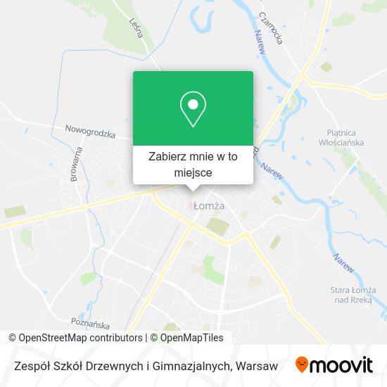 Mapa Zespół Szkół Drzewnych i Gimnazjalnych