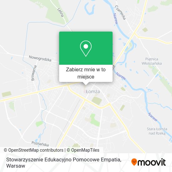 Mapa Stowarzyszenie Edukacyjno Pomocowe Empatia