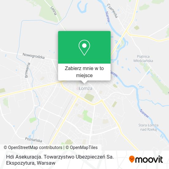 Mapa Hdi Asekuracja. Towarzystwo Ubezpieczeń Sa. Ekspozytura