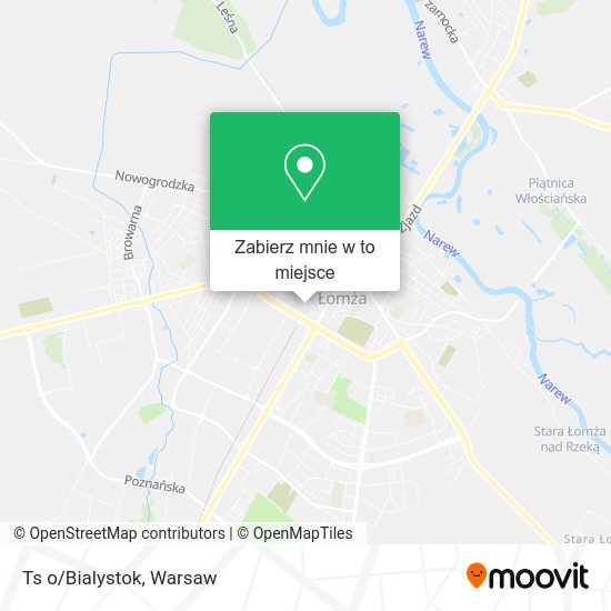 Mapa Ts o/Bialystok