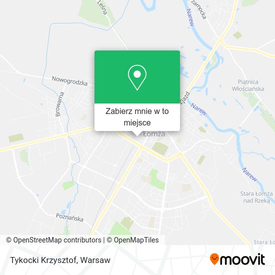 Mapa Tykocki Krzysztof