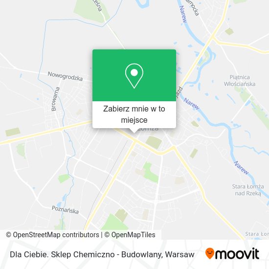 Mapa Dla Ciebie. Sklep Chemiczno - Budowlany