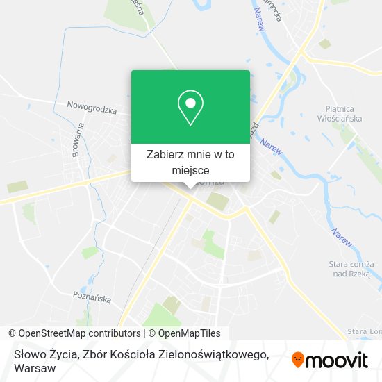 Mapa Słowo Życia, Zbór Kościoła Zielonoświątkowego