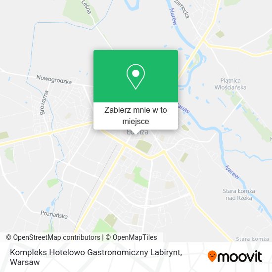 Mapa Kompleks Hotelowo Gastronomiczny Labirynt