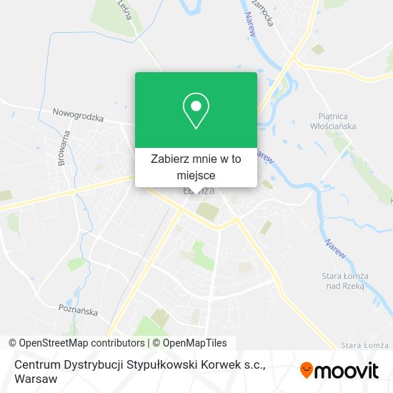 Mapa Centrum Dystrybucji Stypułkowski Korwek s.c.