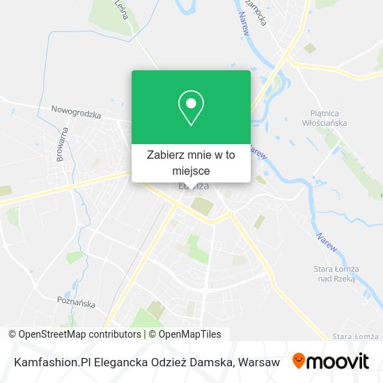 Mapa Kamfashion.Pl Elegancka Odzież Damska