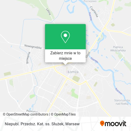 Mapa Niepubl. Przedsz. Kat. ss. Służek