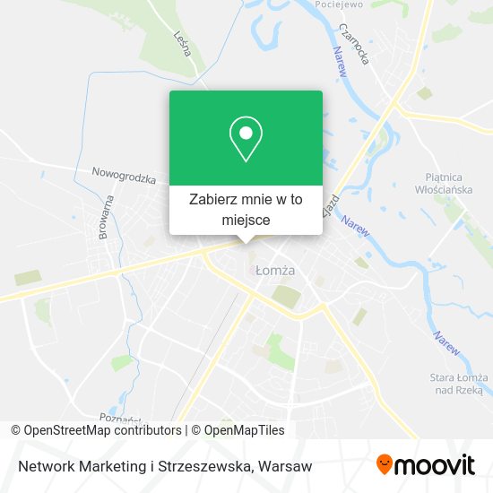 Mapa Network Marketing i Strzeszewska