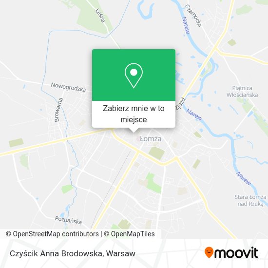 Mapa Czyścik Anna Brodowska