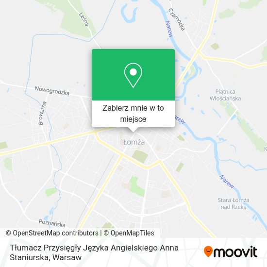 Mapa Tłumacz Przysięgły Języka Angielskiego Anna Staniurska