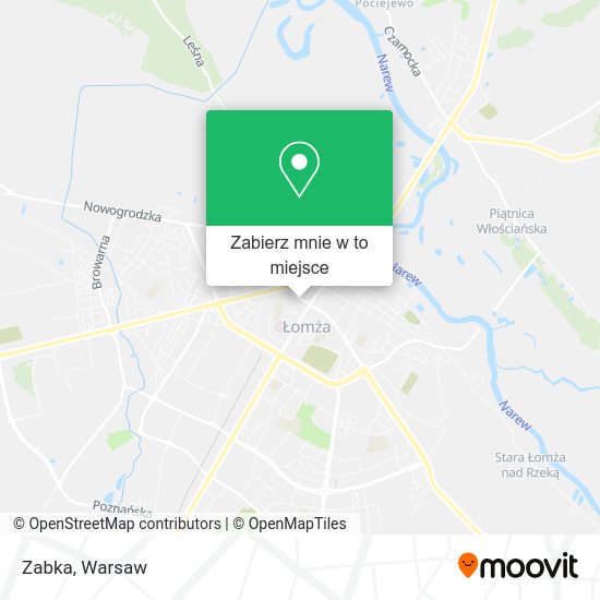 Mapa Zabka