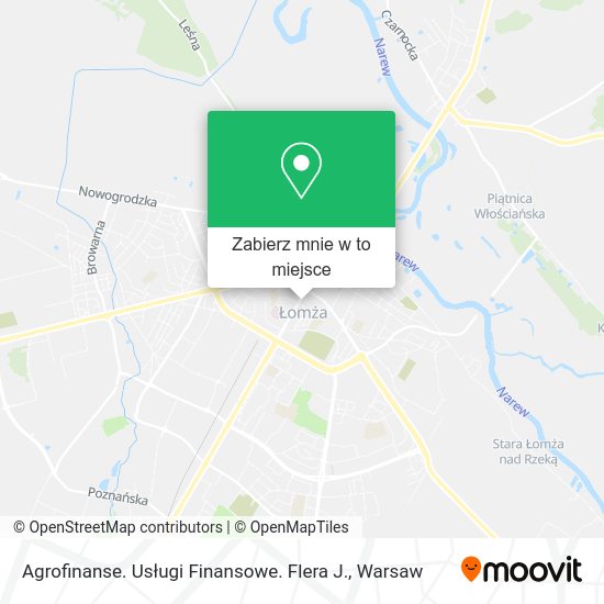 Mapa Agrofinanse. Usługi Finansowe. Flera J.