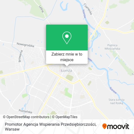 Mapa Promotor Agencja Wspierania Przedsiębiorczości