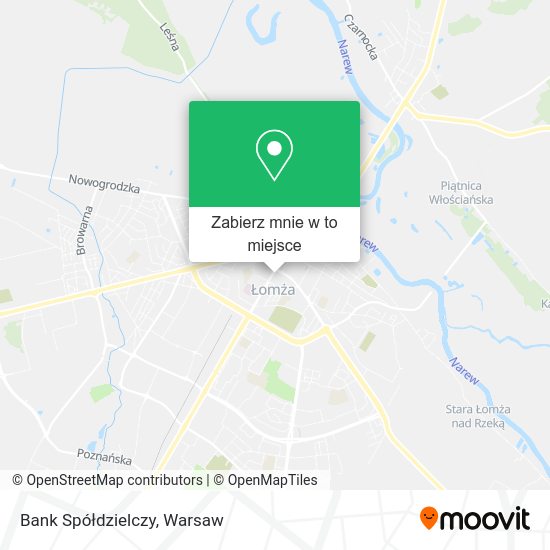 Mapa Bank Spółdzielczy