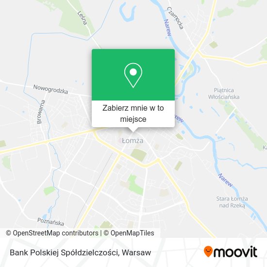 Mapa Bank Polskiej Spółdzielczości