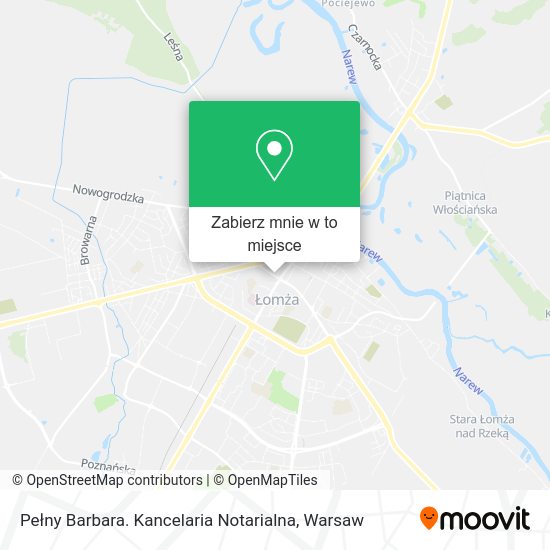 Mapa Pełny Barbara. Kancelaria Notarialna