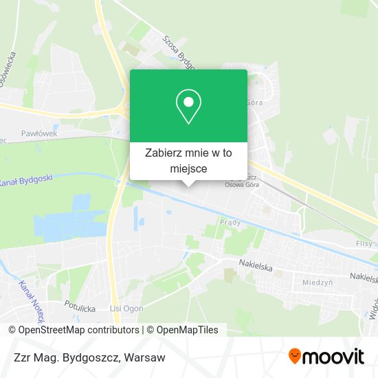 Mapa Zzr Mag. Bydgoszcz