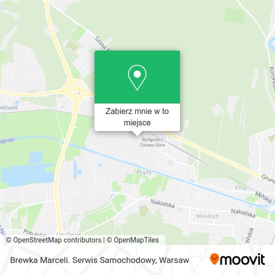 Mapa Brewka Marceli. Serwis Samochodowy