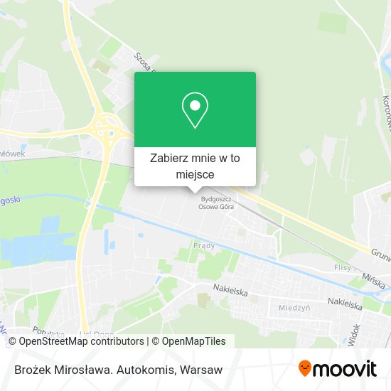 Mapa Brożek Mirosława. Autokomis