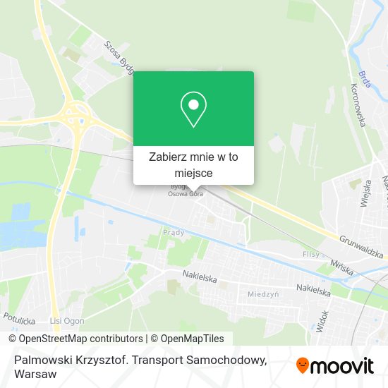 Mapa Palmowski Krzysztof. Transport Samochodowy