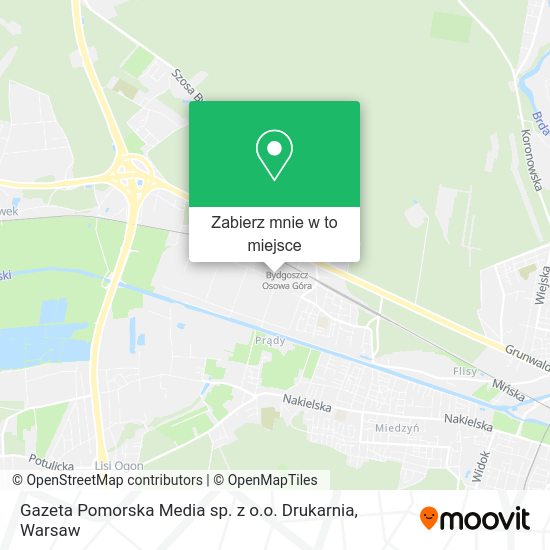 Mapa Gazeta Pomorska Media sp. z o.o. Drukarnia