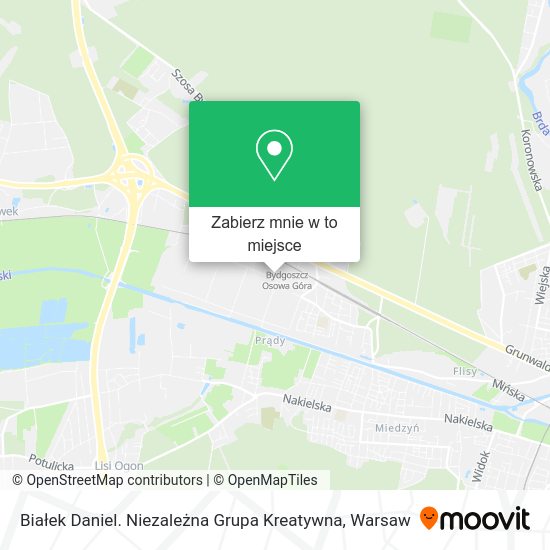 Mapa Białek Daniel. Niezależna Grupa Kreatywna