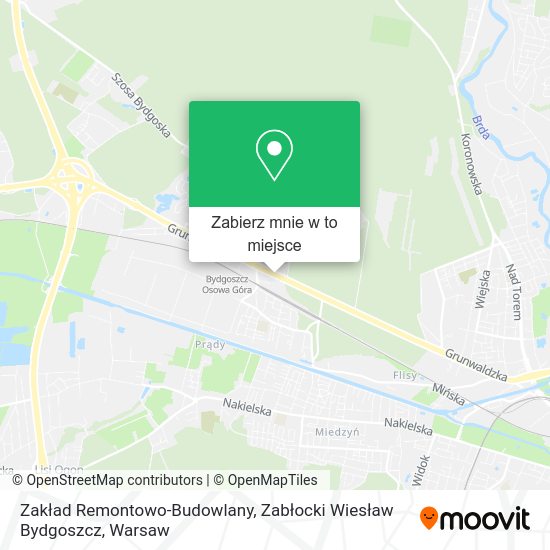 Mapa Zakład Remontowo-Budowlany, Zabłocki Wiesław Bydgoszcz