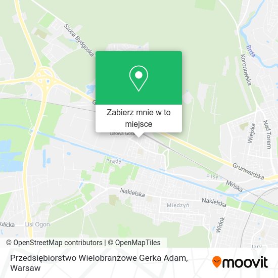 Mapa Przedsiębiorstwo Wielobranżowe Gerka Adam