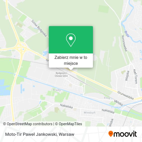 Mapa Moto-Tir Paweł Jankowski