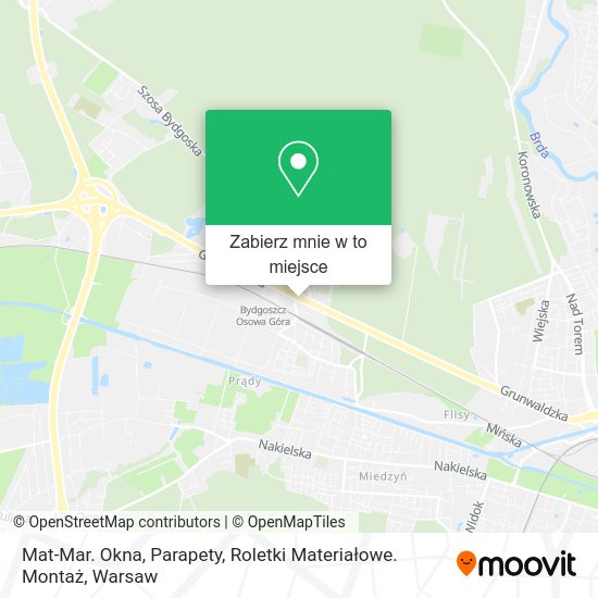 Mapa Mat-Mar. Okna, Parapety, Roletki Materiałowe. Montaż