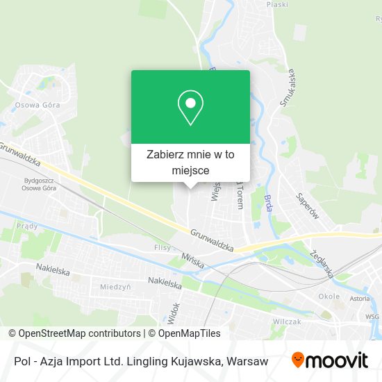 Mapa Pol - Azja Import Ltd. Lingling Kujawska