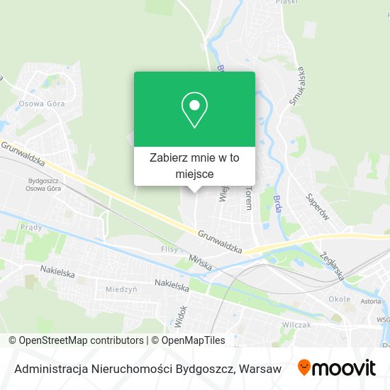 Mapa Administracja Nieruchomości Bydgoszcz