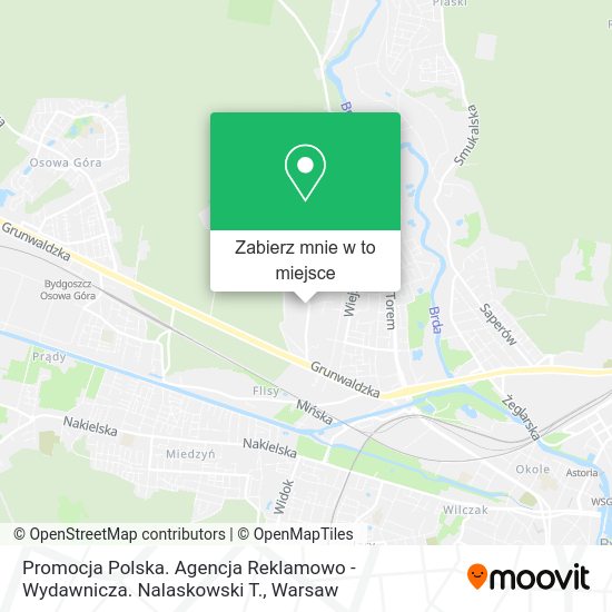 Mapa Promocja Polska. Agencja Reklamowo - Wydawnicza. Nalaskowski T.