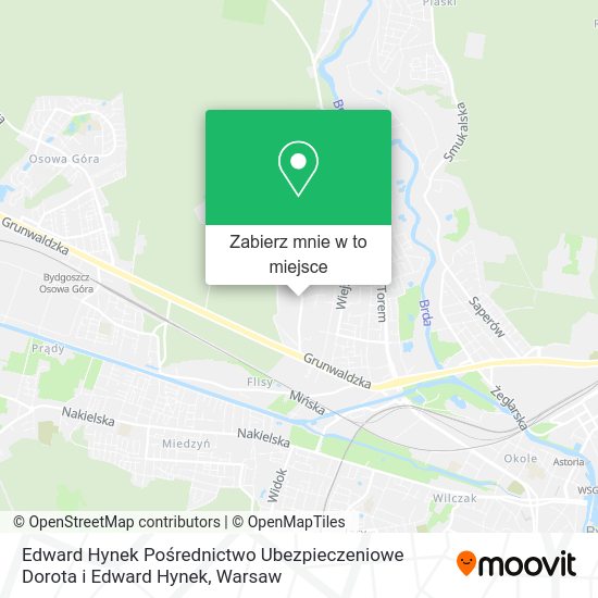 Mapa Edward Hynek Pośrednictwo Ubezpieczeniowe Dorota i Edward Hynek