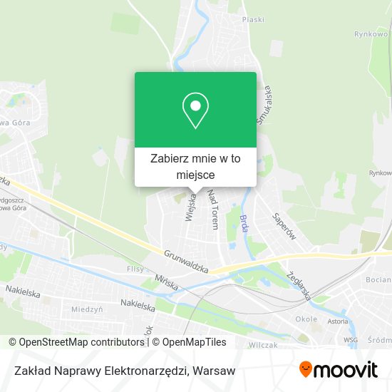 Mapa Zakład Naprawy Elektronarzędzi