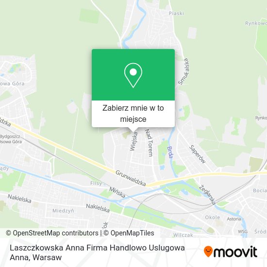 Mapa Laszczkowska Anna Firma Handlowo Uslugowa Anna