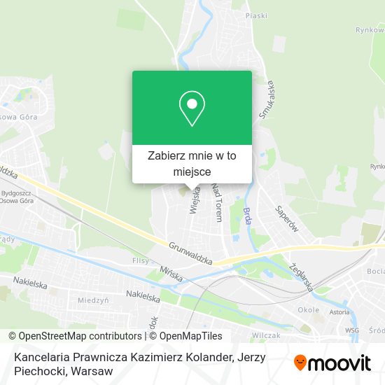 Mapa Kancelaria Prawnicza Kazimierz Kolander, Jerzy Piechocki