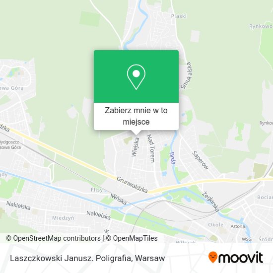 Mapa Laszczkowski Janusz. Poligrafia