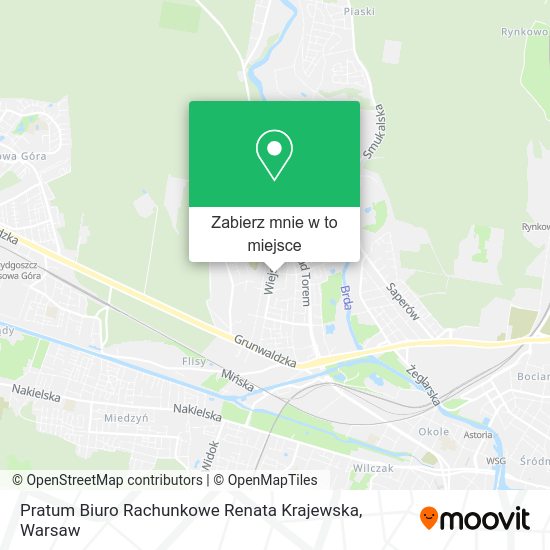 Mapa Pratum Biuro Rachunkowe Renata Krajewska