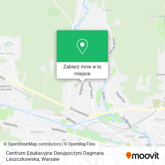 Mapa Centrum Edukacyjne Dwujęzczyni Dagmara Laszczkowska