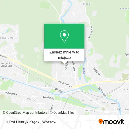 Mapa Ul Pol Henryk Kręcki