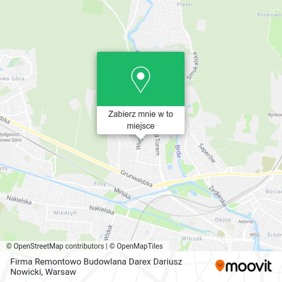 Mapa Firma Remontowo Budowlana Darex Dariusz Nowicki